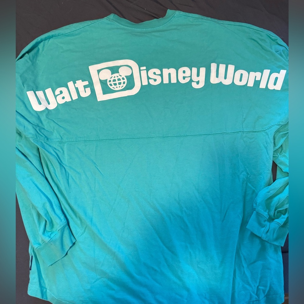 WDW Disney spirit jersey mint green sz large